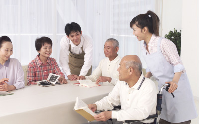 介護-みんなで読書