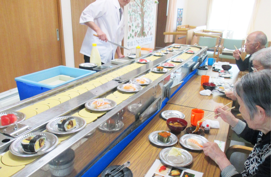 年に1度の企画食！回転寿司